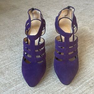 Like new ! Perfect condition Giuseppe zanotti violet  suede pump. Size 37.5